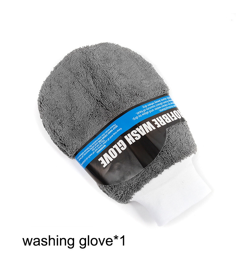 Multifunction Portable 9pcs Microfiber Car Wash Washing Cleaning Tools Set Kit