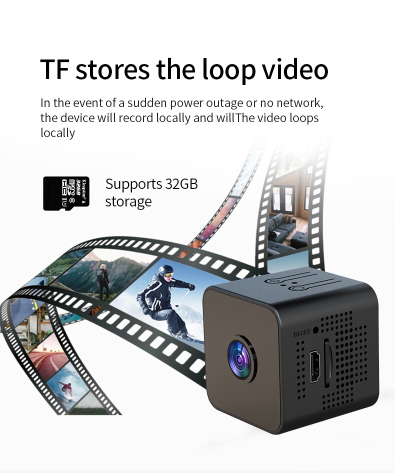 2023 Original Factory HD 1080P X1 Wifi P2P IP Mini Sport Action Camera With IR Night Vision Mini Wifi Camera