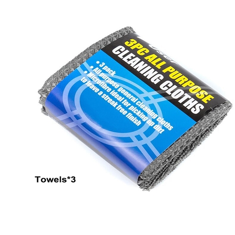 All-in-One Efficient Car Detailing Tool Kit Microfiber Cleaning Mitt Polishing Towel Tire Brush Sponge for Washing PVC Package