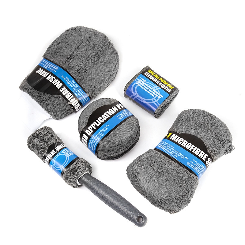 Multifunction Portable 9pcs Microfiber Car Wash Washing Cleaning Tools Set Kit