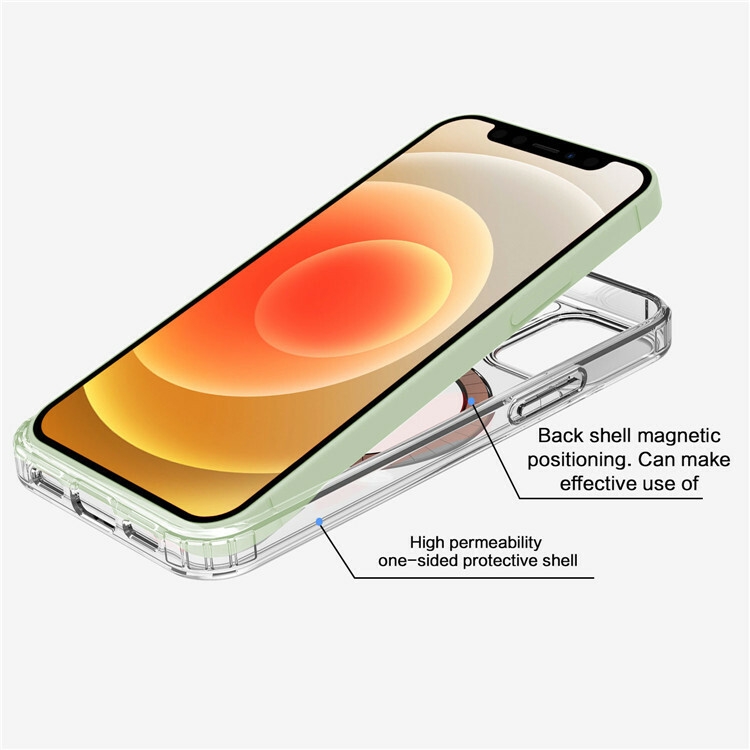 For iPhone 12 Clear Case with magsafe Magnetic Transparent Skin Covers For iPhone 12 pro max
