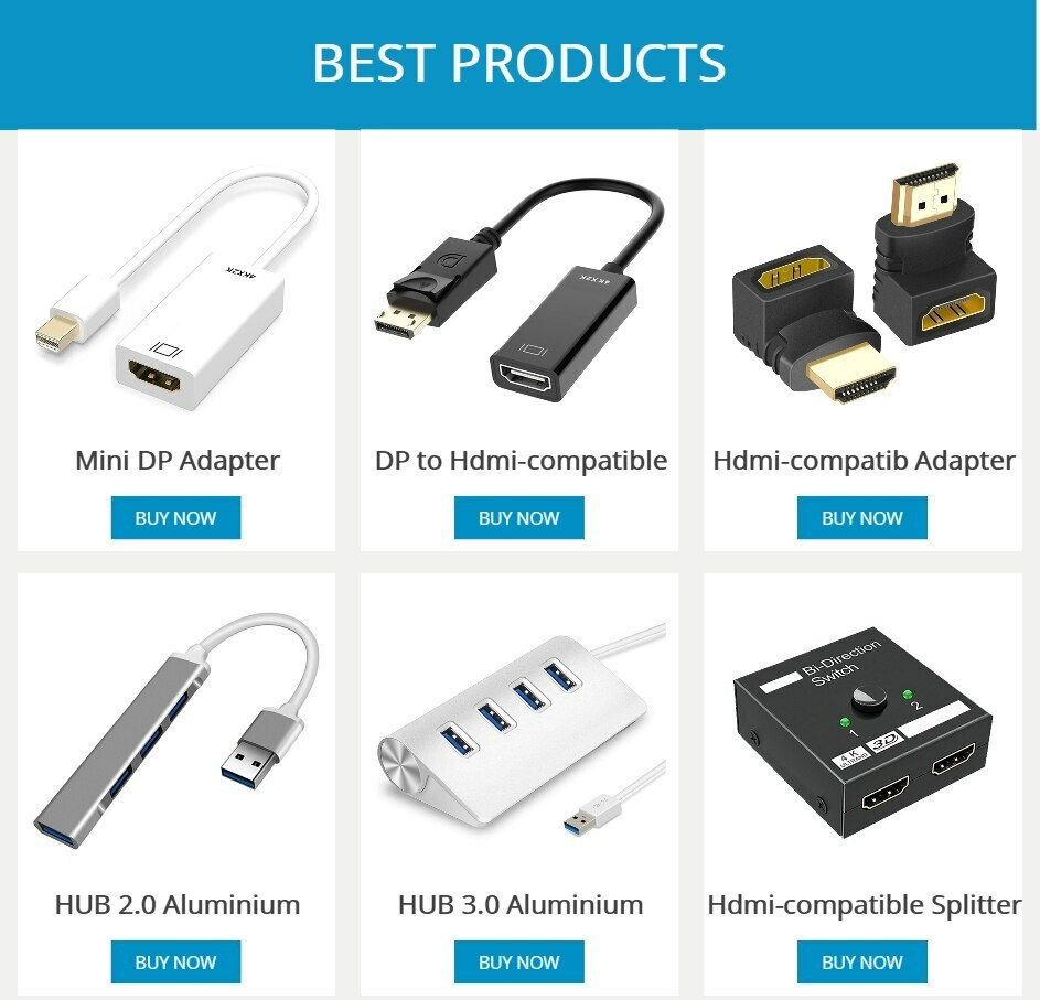 Hdmi-compatible Converter, Aux Cord Splitter, Cable Adapters