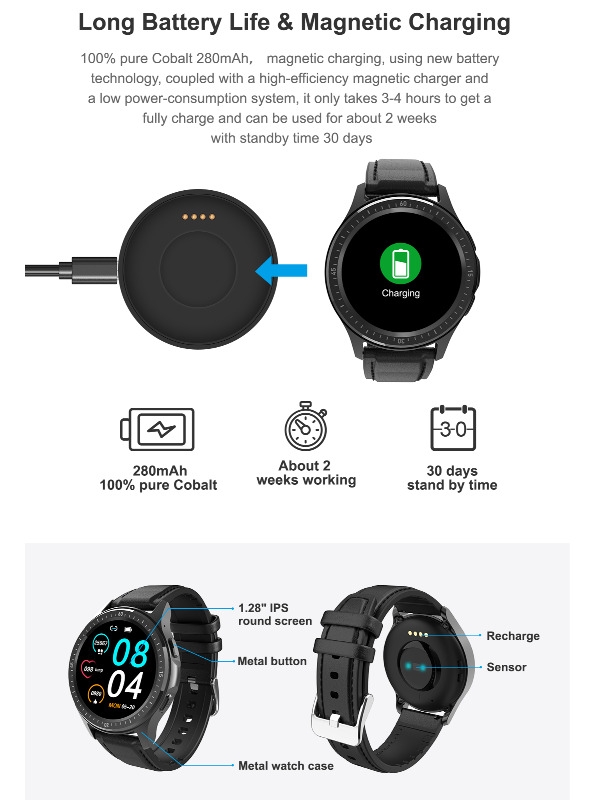 Fashion Style CT03 Adult Bluetooth Smart Watch Waterproof Phone Watch with Function for Female supplier