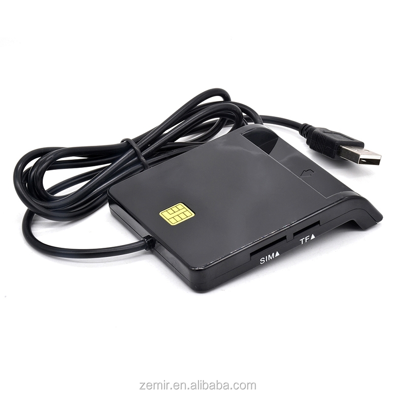 Multi Function CAC Common Access SD TF SIM Smart Card Reader