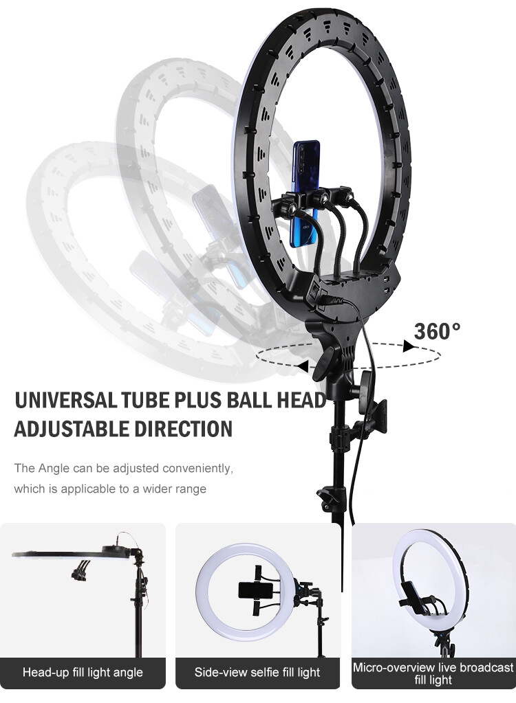 Professional Quality Fill Lamp For Makeup 14Inch 18Inch Ringlight With Remote Control