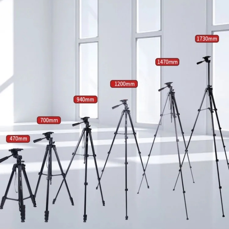 JMARY KP2209 Horizontal Extension Rod Cell Phone Camera Folding Tripod Stand - 4