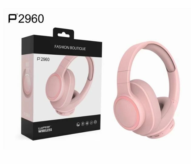 Premium P2960 Wireless Headset - 50H Playtime, HD Stereo Sound, Noise  Cancelling Mic, Comfortable Fit for Professionals