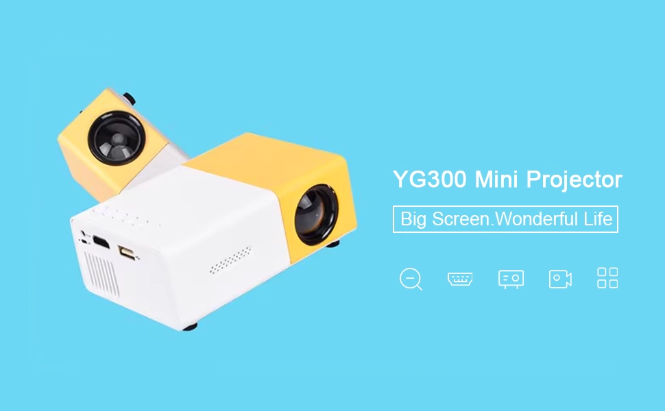 YG300 Pro Mini Projector