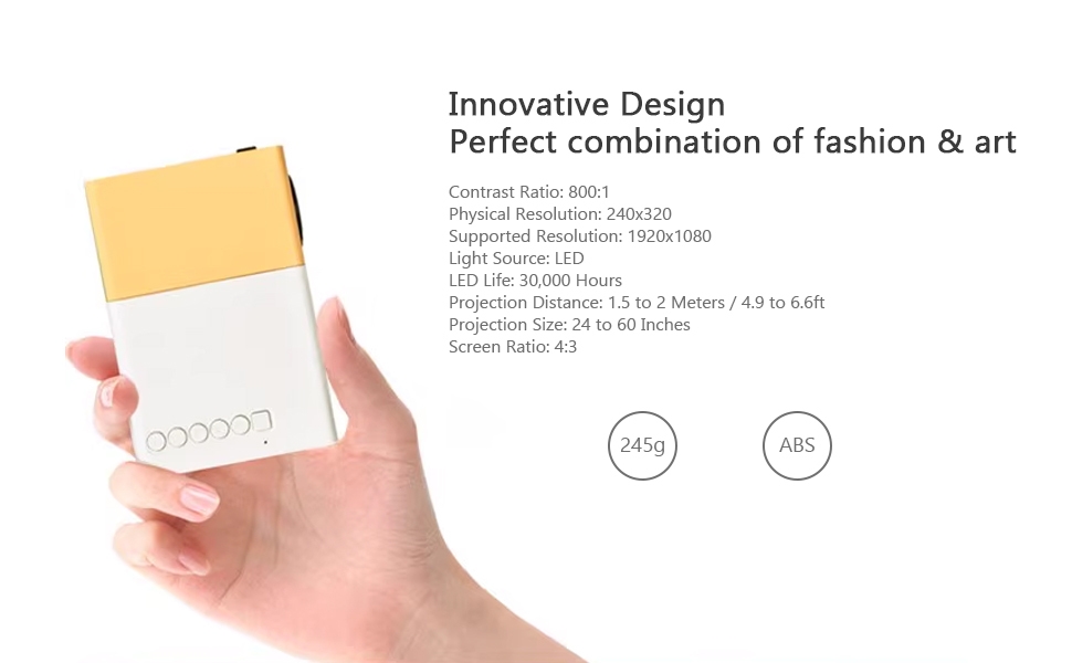 YG300 Pro Mini Projector