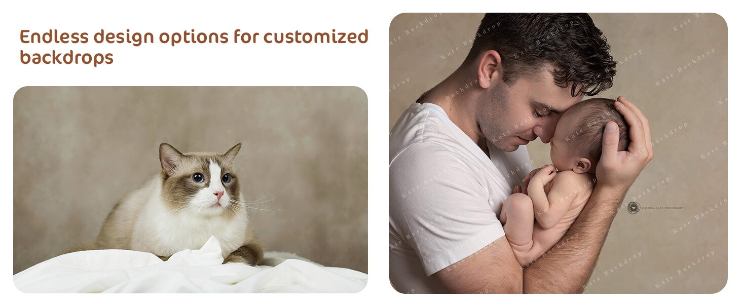 Texture Background Beige Portrait Backdrops for Photography Studio