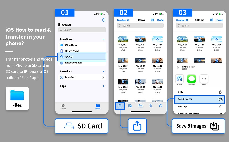SD CARD READER FOR IPHONE