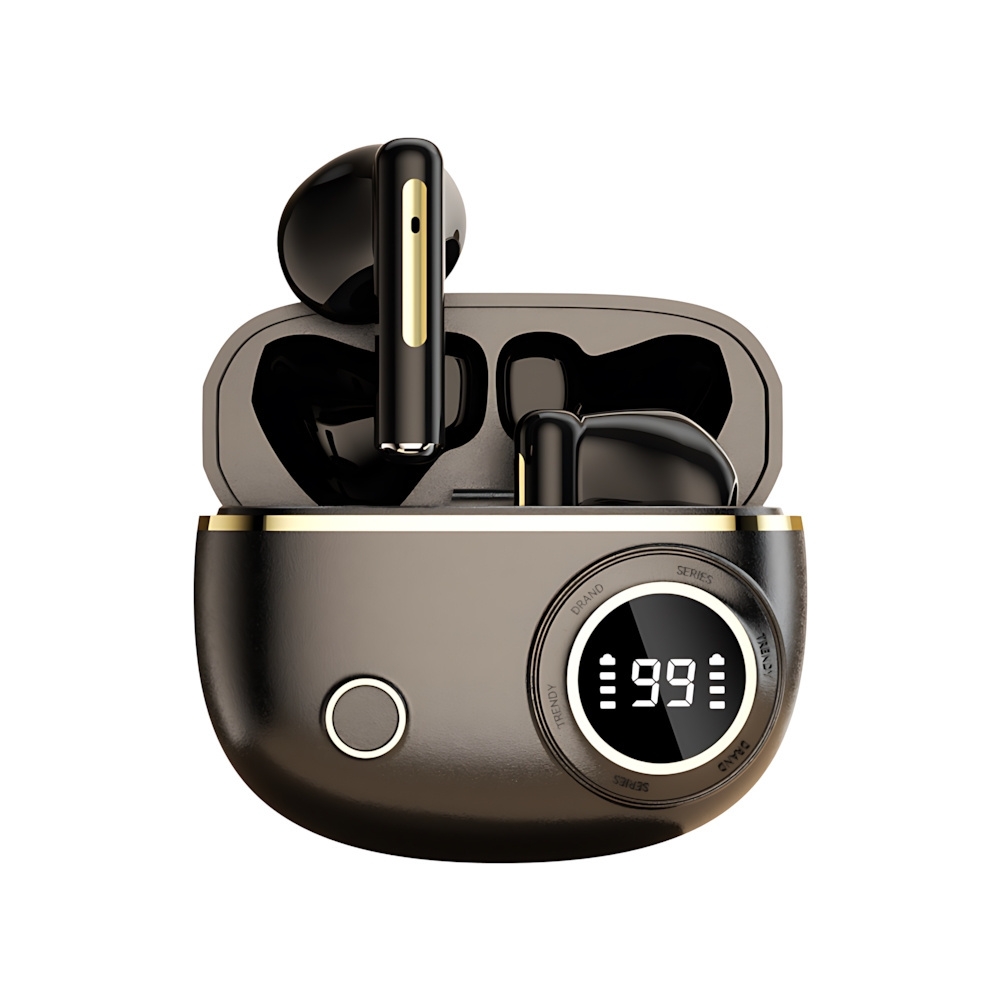 D338 Earbuds TWS Earphone Intelligente Touch Control Wireless Bluetooth-compatible Headphones Waterproof LED Display With Mic - AliExpress