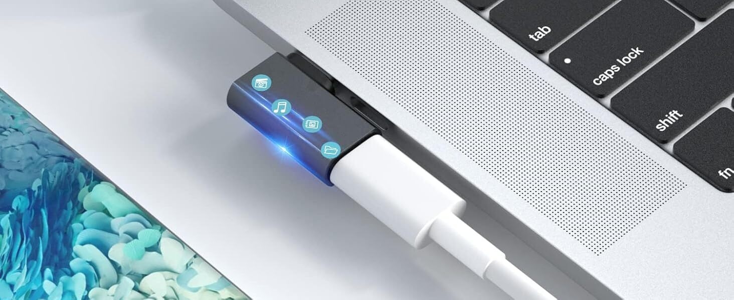 This USB C Male to USB C Female Extension Adapter support 20Gbps 10gbps 40 gbps Data Transfer