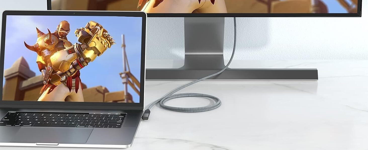 Type C Male to Female Adapter ,Support 4K 60Hz HD Video