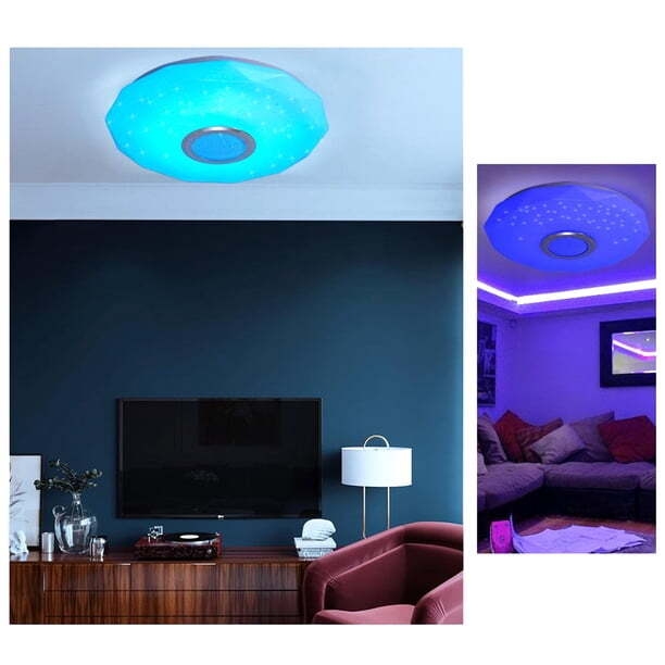Nordci led lámpara de tejado accesorios de iluminación sala de decoración para hogar telemando Luz Salvador Lámparas de techo RGB para dormitorio