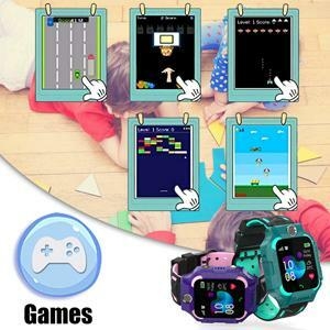 Puzzle Game Kids smartwatch SOS Two-Way Calling Music Player Games HD Camera Alarm Clock Calculator