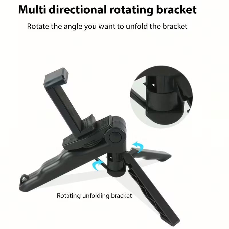360 anti shake phone tripod mount portable adjustable smartphone holder for live streaming photography perfect gift for content creators Product details 6