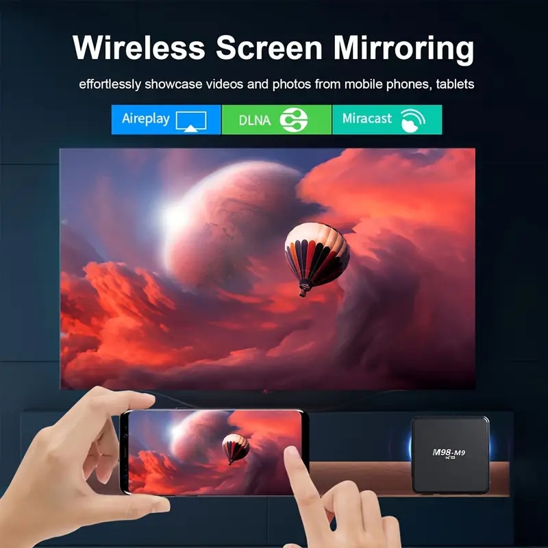 m98 m9 tv box h313 core 4g 5g dual wifi bt 5 0 media player hd 4k m98 smart tv box Product details 7