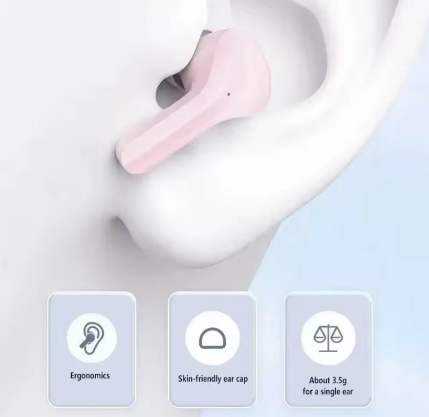 Air 31 Earphones Crystal Color TWS Blue Tooth Headset ENC Noise Surround Sound Reduction True Wireless Sports Game Headset