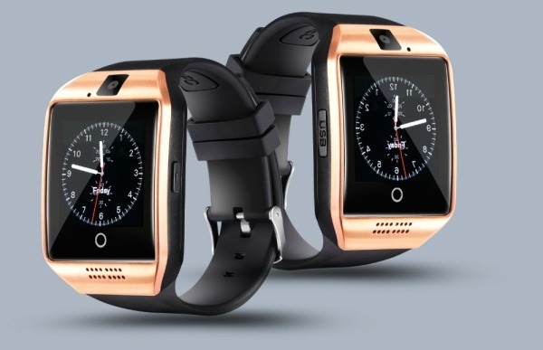 Bluetooth Smart Watch Men Q18 With Touch Screen Big Battery Support TF Sim  Card Camera for Android Phone Smartwatch