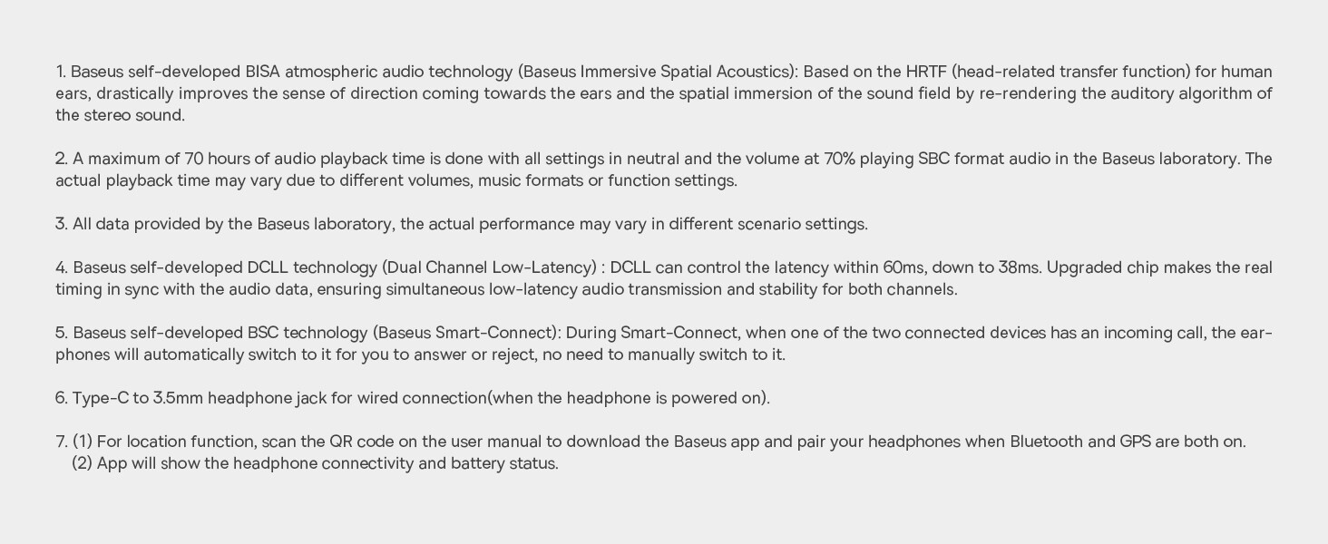 BASEUS Bowie D05 Wireless Bluetooth Headset Foldable HiFi Stereo Music Headphone