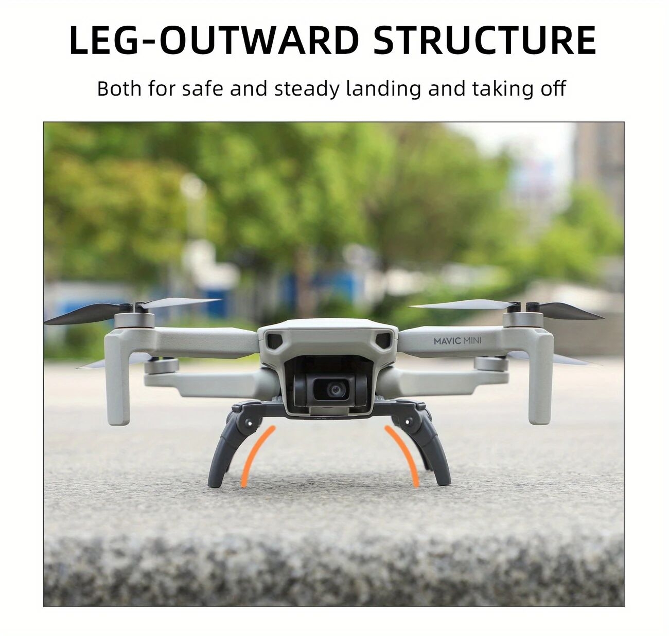 dji mini 4k landing 1 scale abs height extension leg protector release feet protection for dji details 2