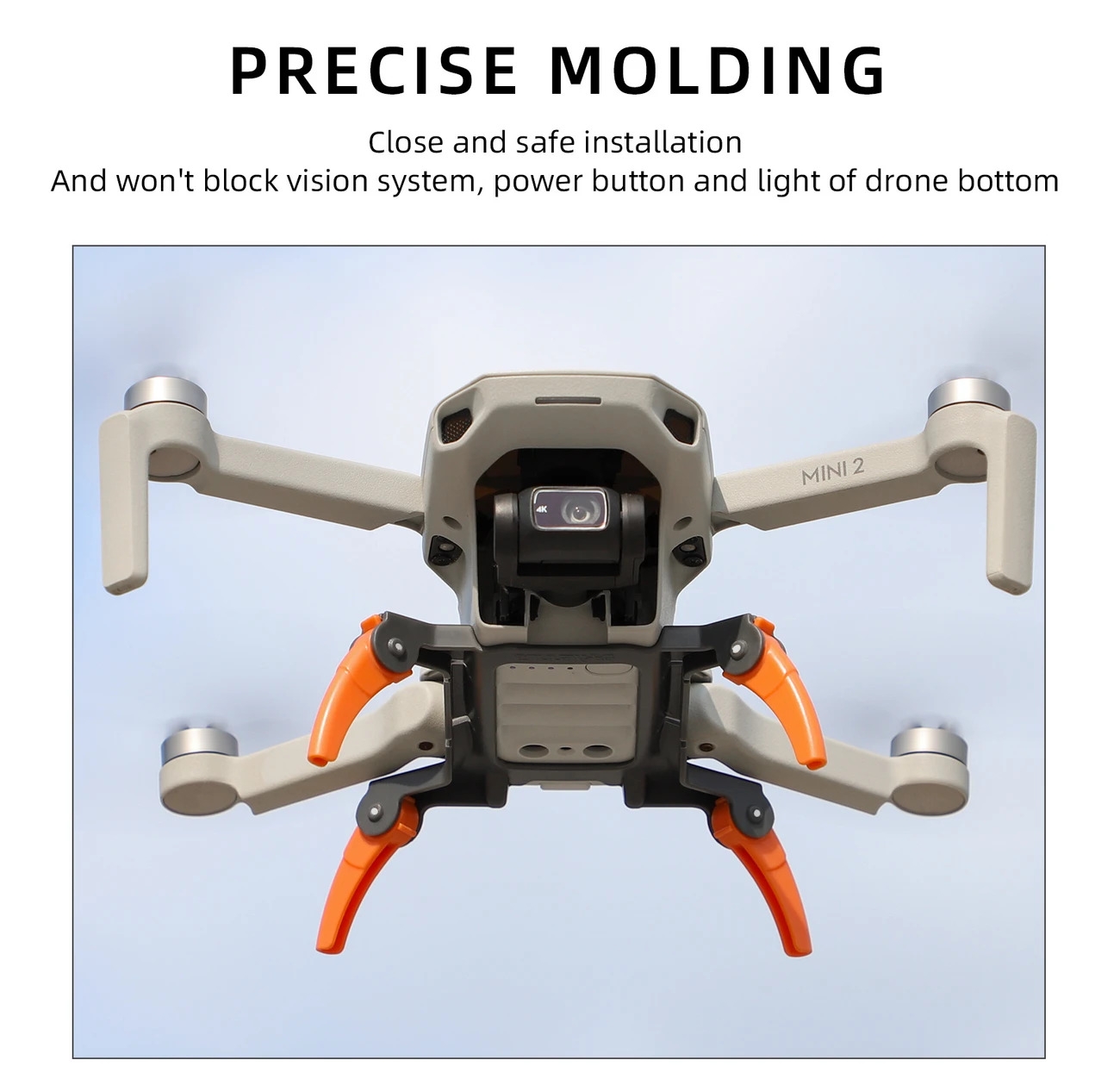 dji mini 4k landing 1 scale abs height extension leg protector release feet protection for dji details 5