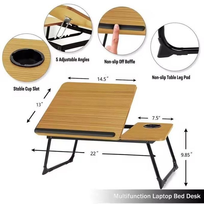 product_image_name-Generic-Bureau de lit pour ordinateur portable pliable et portable-2