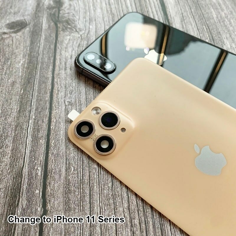 Second Change Camera Lens iPhone Xs Convert To 11 pro Back Film back cover Converter | Daraz.com.bd