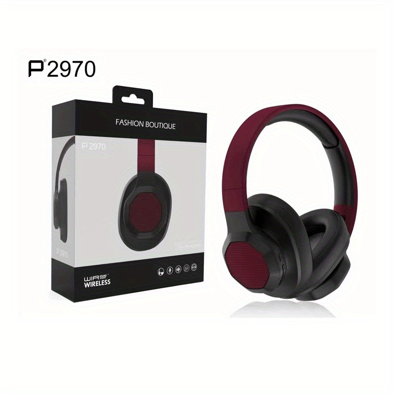 headset wireless in-ear stereo hifi headset wireless game headset tf/aux music player with microphone/radio p2970 | High-quality & Affordable | Temu Australia