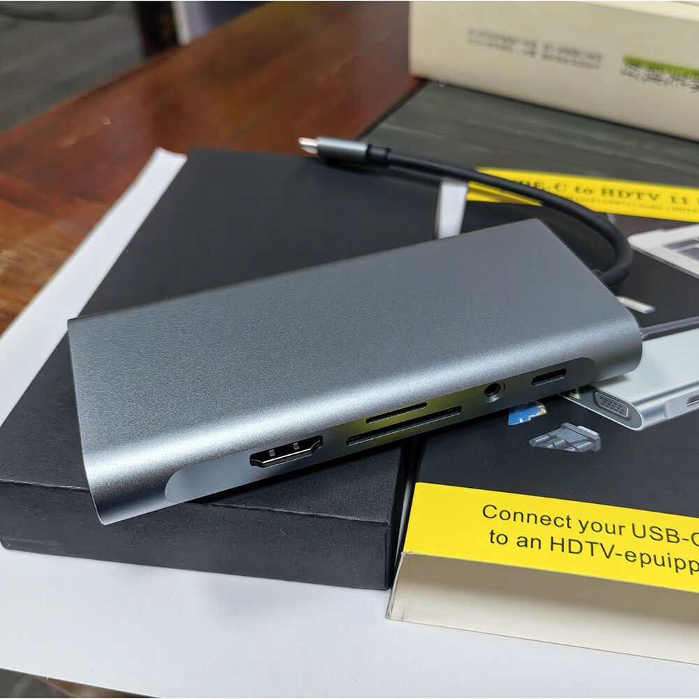 11 in 1 Usb c Ethernet Docking Thunderbolt Dock Hub Pd Charging Sd Tf Card Reader 11 in 1 Usb 3.0  Hub for mac