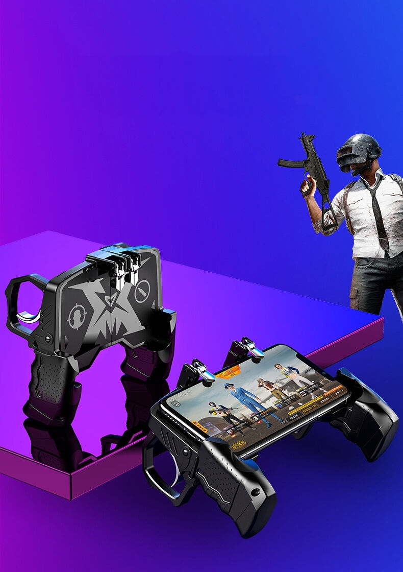 K21 Hottest Mobile Phone Game Controller ABS Gaming Console Chicken Eating Auxiliary Artifact Game Controller for Mobile