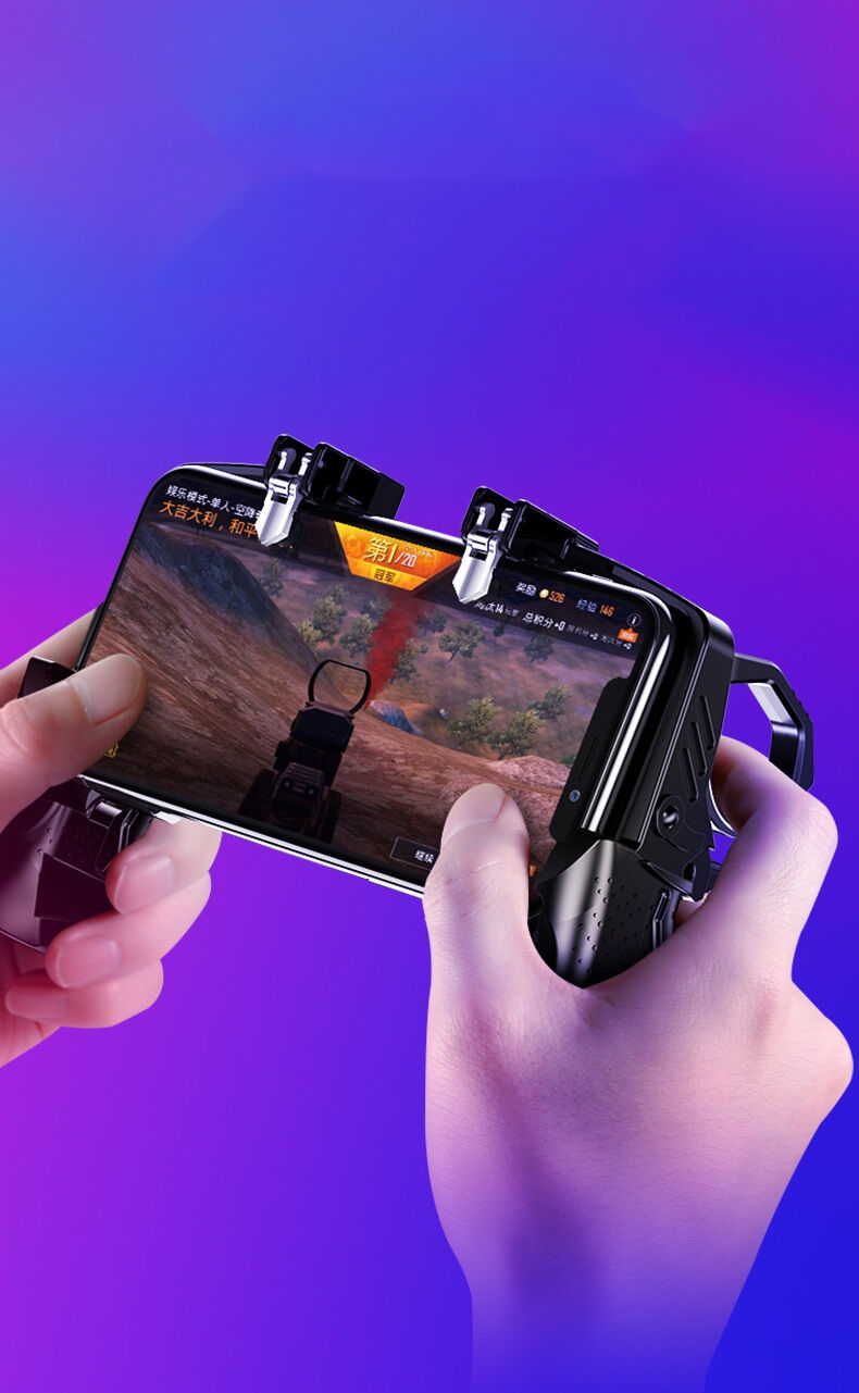 K21 Hottest Mobile Phone Game Controller ABS Gaming Console Chicken Eating Auxiliary Artifact Game Controller for Mobile