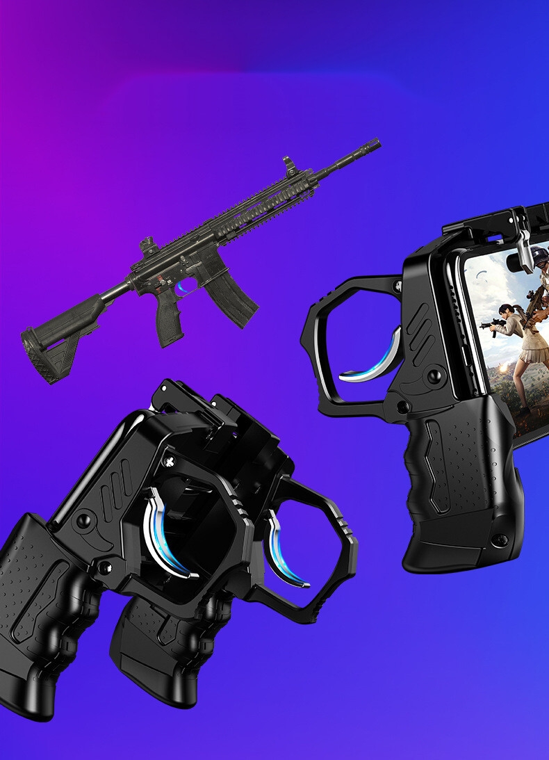 K21 Hottest Mobile Phone Game Controller ABS Gaming Console Chicken Eating Auxiliary Artifact Game Controller for Mobile