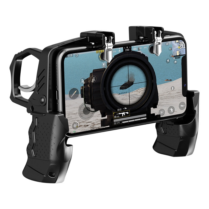 K21 Hottest Mobile Phone Game Controller ABS Gaming Console Chicken Eating Auxiliary Artifact Game Controller for Mobile