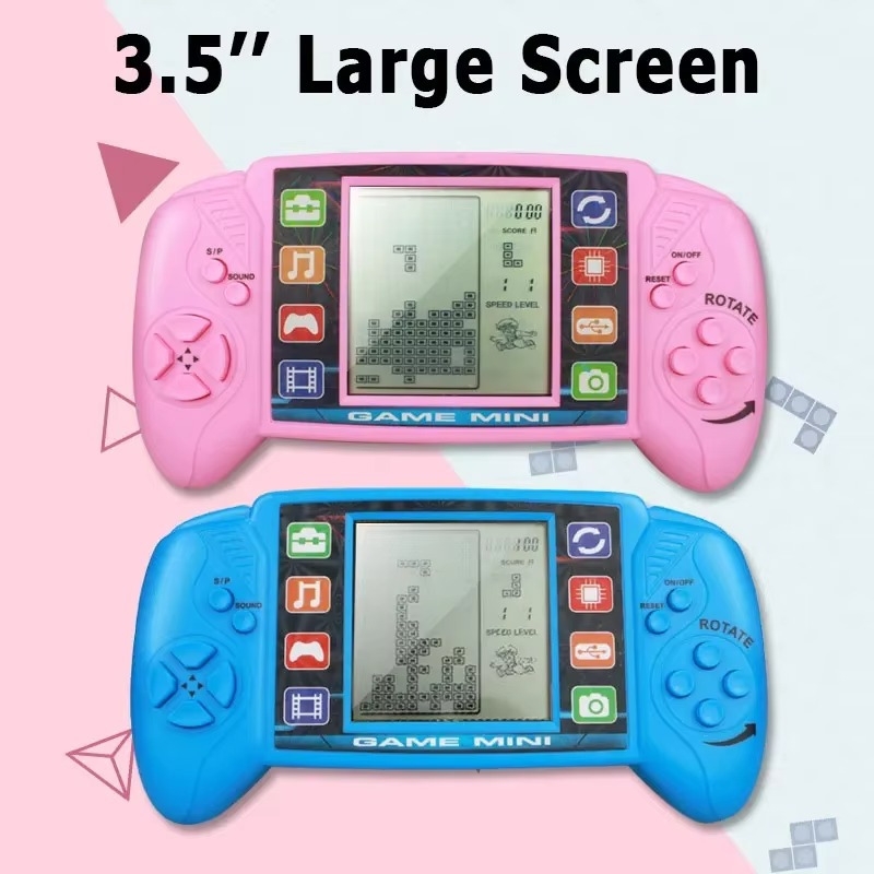 3.5Inch Portable Classic Handheld Game Players Puzzle Nostalgic Console Children Educational Electronic Toys Large Screen
