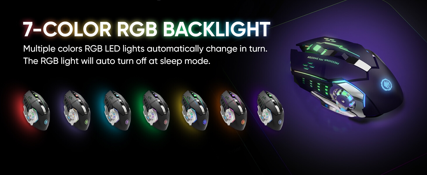 wireless bluetooth gaming mouse