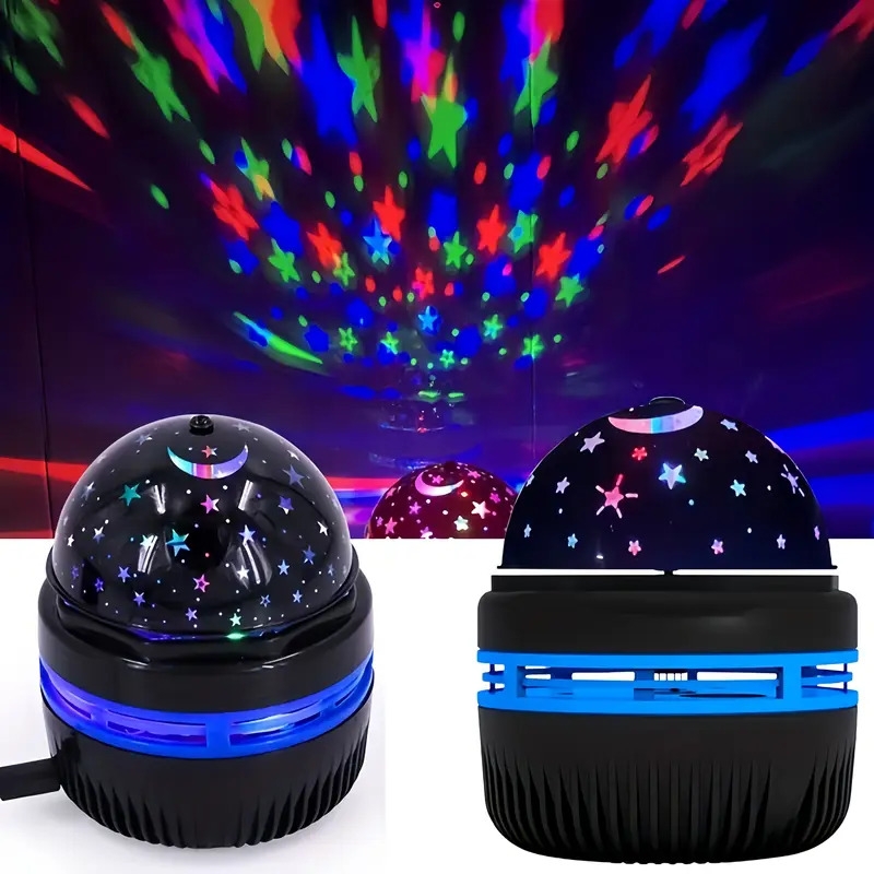 usb led star projector desk lamp indoor ceiling projection nightlight ambient decorative light for all room types no battery required details 6