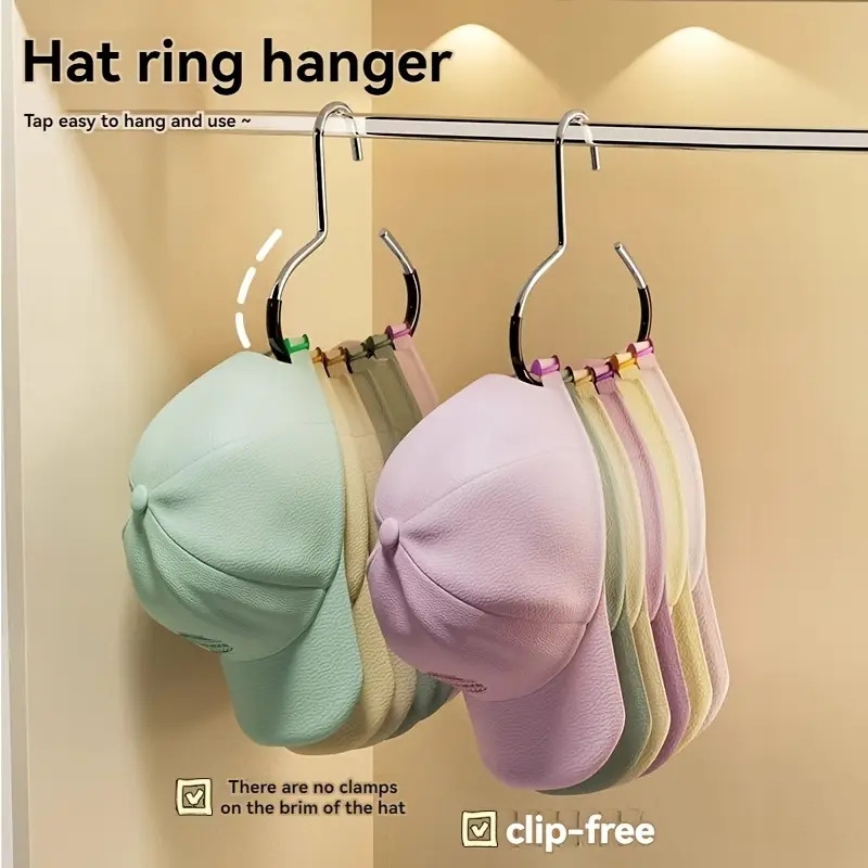 hat hanger hat storage     hanger can   top hats   wardrobe inner hanging baseball cap sling home multifunctional hanging hat display rack   no hook details 2