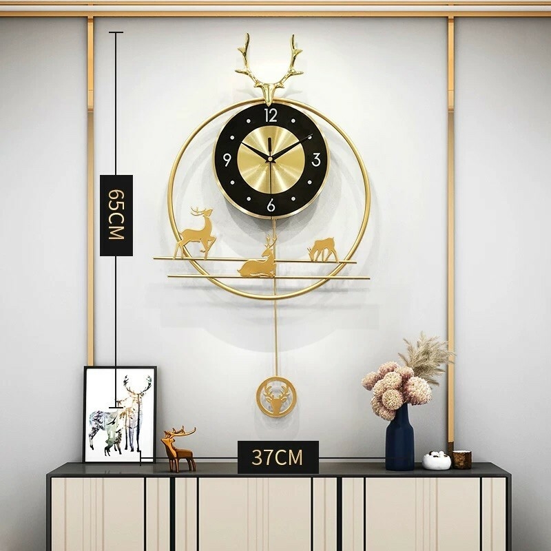 CT024C005 INTERY นาฬิกาตกแต่งห้อง นาฬิกาติดผนัง นาฬิกาตกแต่ง HOME DECOR WALL CLOCK นาฬิกาสวยหรู นาฬิกาตกแต่งบ้านแบบหรู