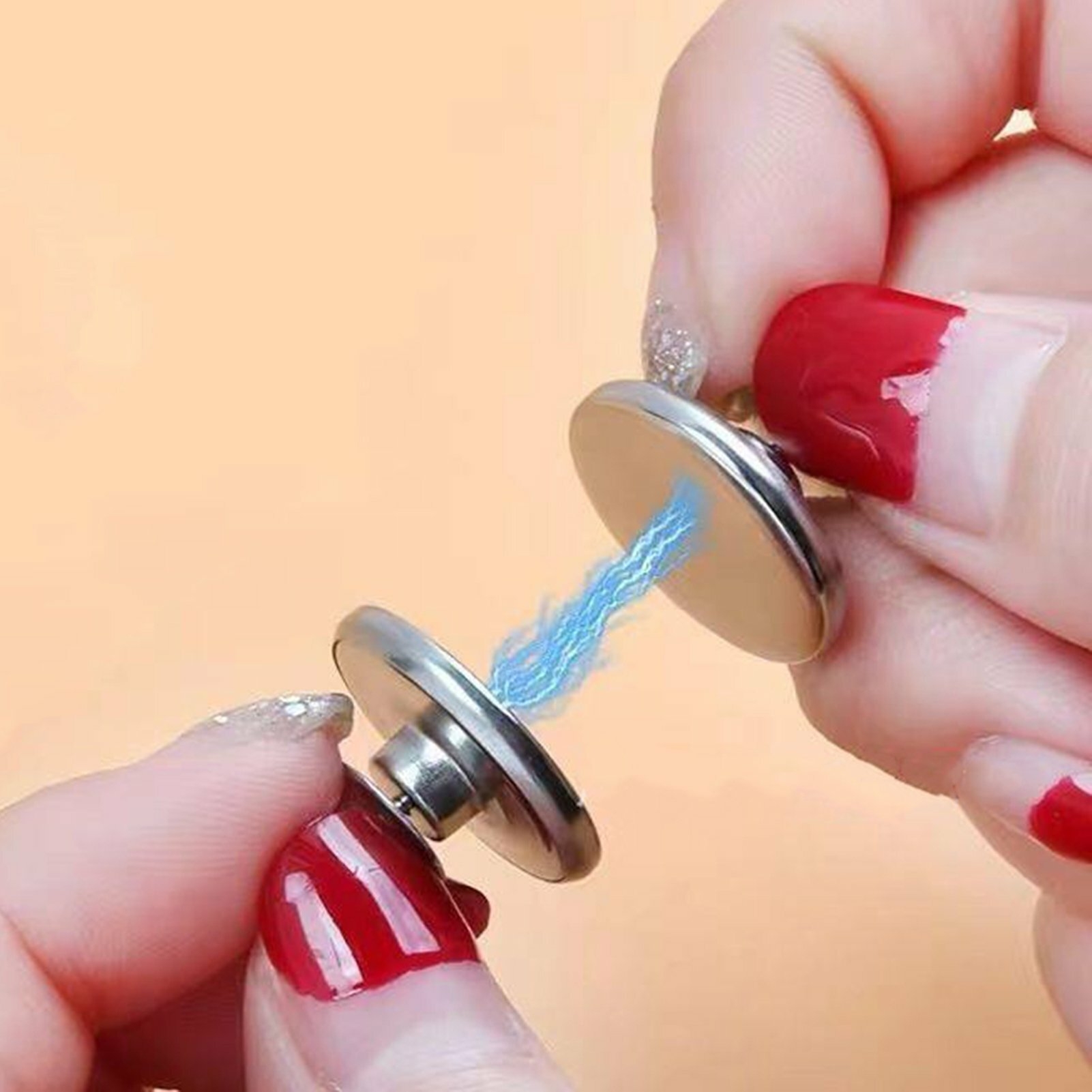 Fairnull 1 Pair Curtain Magnet Closure Prevent Light Leaking Strong Alloy Bathroom Shower Curtain Weight Magnet Clasp Holdback Button Home Supplies