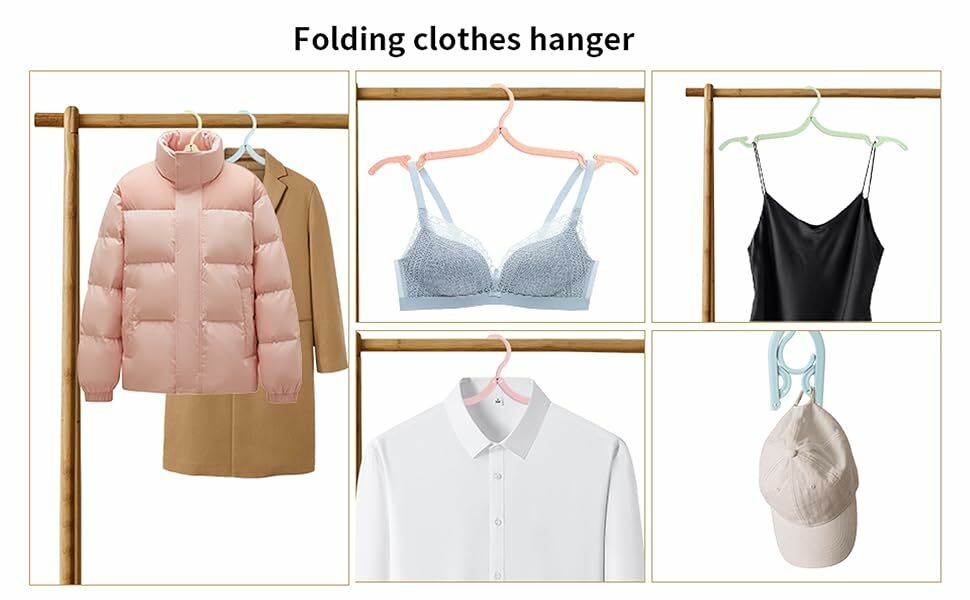 folding hangers for traveling; foldable hangers for cruise；portable hangers for travel