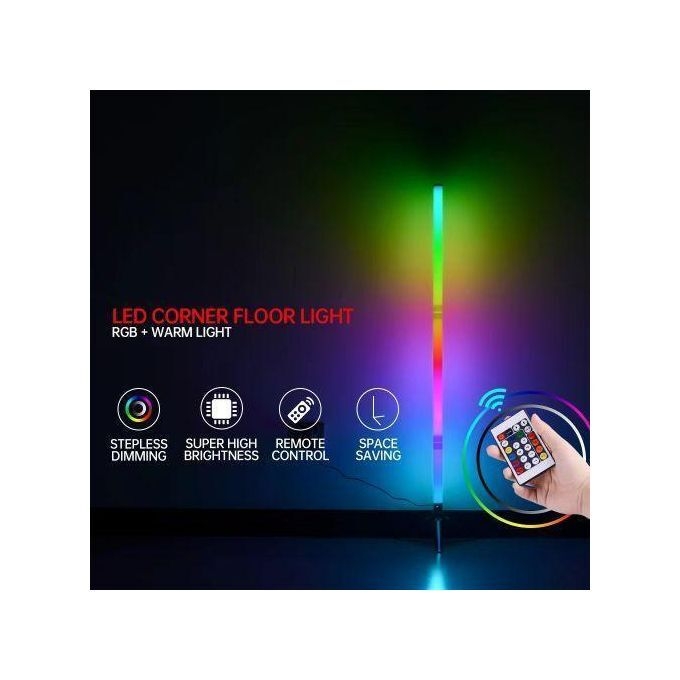 product_image_name-Generic-RGB LED Floor Lamp/Mood Light - Height 130cm-1
