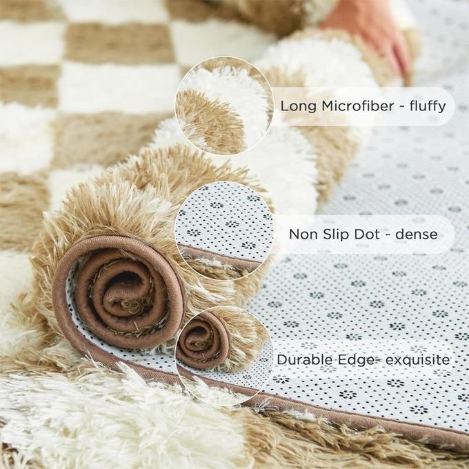 product_image_name-Generic-Tapis De Salon Rectangulaire 160cmx100cm -Couleur camel-4
