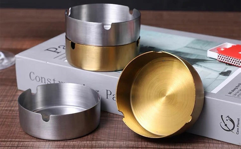Ashtray Stainless Steel Cigarette Ashtray Ash Tray