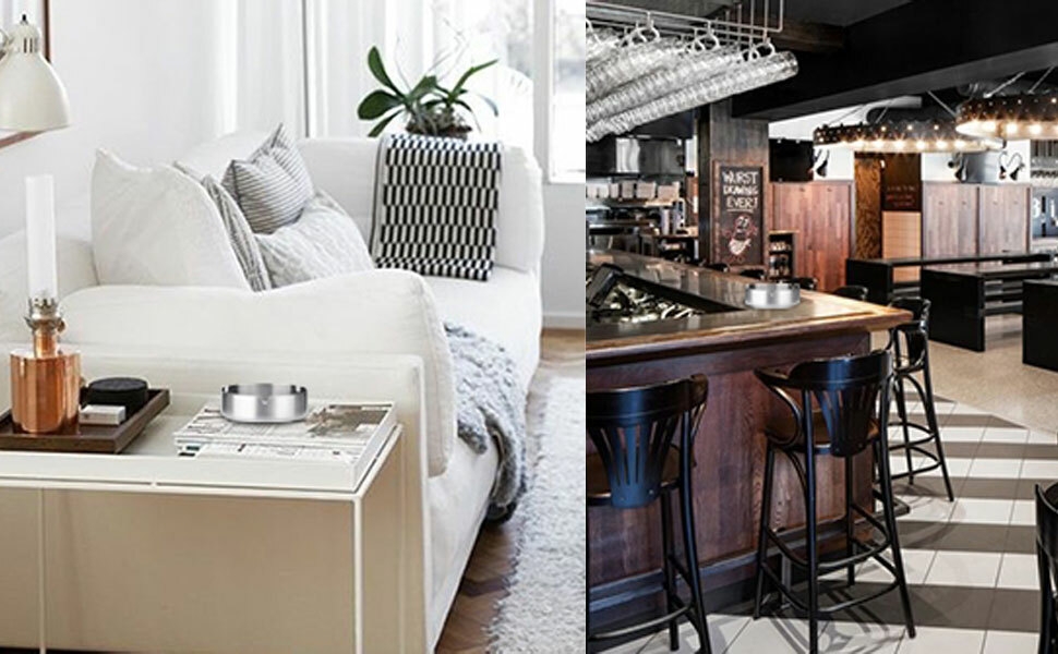 Ashtray Stainless Steel Cigarette Ashtray Ash Tray