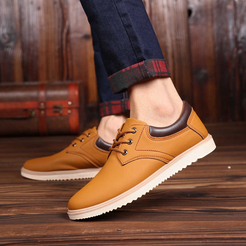 Generic Men's Casual Shoes Comfort Flats Fashion Sneakers Lace Up ...