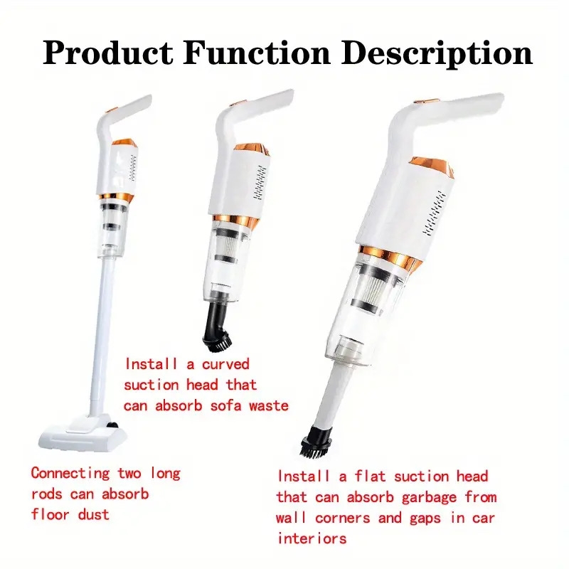bagless vacuum cleaner cordless handheld vacuum cleaner with crevice tool dust collector 3 in 1 vacuum cleaner corded bagless vacuum cleaner details 1