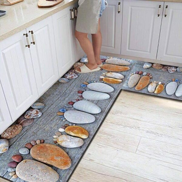 Kitchen floor mat feet design)