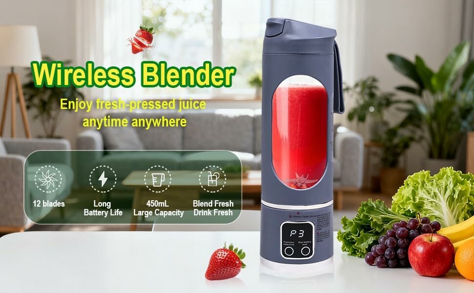 Portable electric juicer